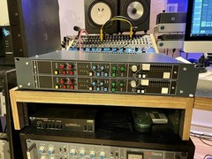 🔥[pair] 1979 BEAG EME 593 Mic/Line Channel Strips Preamp EQ (Telefunken) -good!