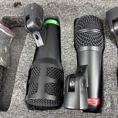 Peavey PVM DMS-4 Drum Microphone 4pc Set w/ Case & Clamps