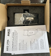 AKG Microphone Lyra C44-USB Harman Ultra HD Recording Interface/Podcast NEW