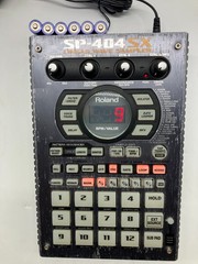 Roland SP-404SX Linear Wave Sampler 2011 w/Adapter + SD Card Working A4A2038