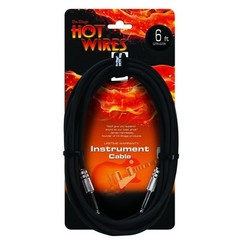 Hot Wires IC-6 Instrument Cable, 6 Feet – 1/4″ Guitar Instrument Cable