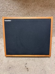 (A) SoundTech CX1 Wood Panel Wedge Monitor Speaker