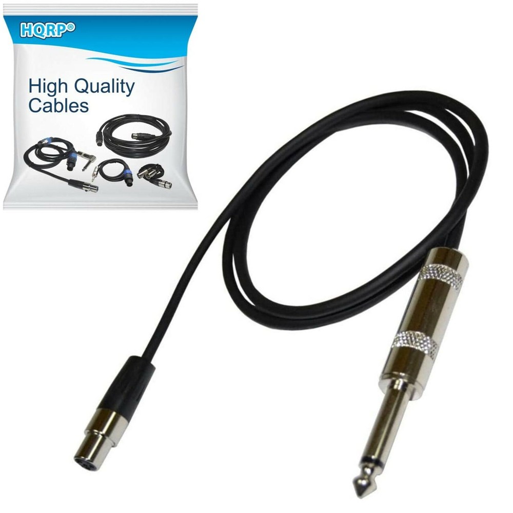 HQRP Instrument Cable for Shure PGX-D GLX-D QLX-D ULX-D Digital Wireless Systems