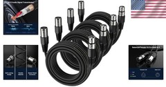 High-Fidelity XLR Cable 4-Pack 3ft – Male to Female