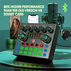 USB Interface External Sound Card Live Broadcas Microphone Audio Card Equipment