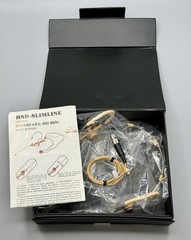 ⭕️ AIRWAVE HSD-SLIMLINE-T4-TAN PROFESSIONAL DUAL SIDED HEADSET MICROPHONE
