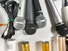 LOT OF 10 Various Brands & Models Microphone Used Working