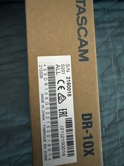 TASCAM DR-10X XLR Plug-on Compact Recorder New In Box Complete