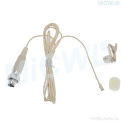 Lavalier Headset Microphone for MiPro Audio Wireless Lapel Black Beige 6 options