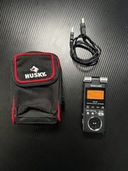 TASCAM DR-07 Portable Digital Audio Recorder Excellent Condition + Case