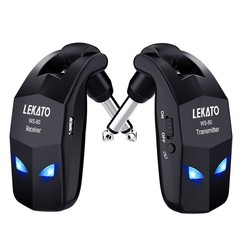 Wireless Guitar System 2.4Ghz Audio Wireless Transmitter Receiver 4 Channels US