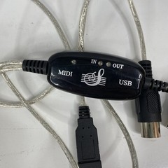 6ft USB~MIDI In/Out 5pin DIN Cable/Cord,Digital Audio,drum,synthesizer,keyboard