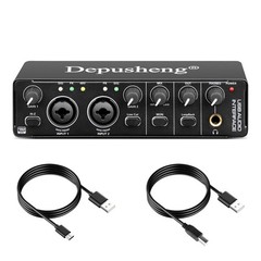 RX2 usb audio interface computer recording sound card, home studio audio interfa