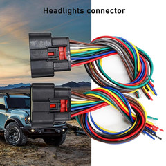 2Pcs 16 Pin Headlights Connector Compatible with Ram 1500 | 2019-2025 3.0L/3.6L/