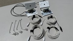 4 Audio-Technica Condenser Hanging Microphone White Cardioid Used