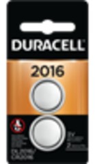 2 Pack Duracell CR2016 3 Volt Battery ECR2016 CR 2016 DL2016 Exp 2027