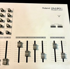 Vintage Roland DM-80F Fader Unit – UNTESTED Audio Mixer Sound Engineer Equipment