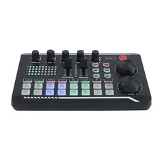 Podcast Equipment Bundle Microphone and Professional Audio Mixer F998 Sound Card