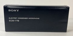 Sony ECM-77B Condenser Lavalier Microphone Mini Omnidirectional tested working
