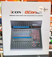 Icon QCon Pro X USB MIDI Control Surface DAW Controller With Motorized Faders