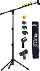 Microphone Stand for Light Microphone less than 1 LB – Tripod Boom Arm Mic St…
