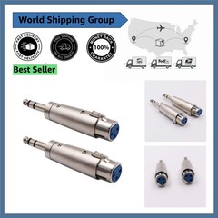 Durable XLR Female to 1/4 Stereo Male Connector – Perfect for Musicians