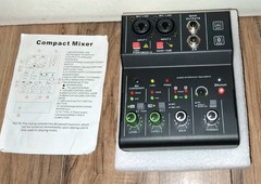 Digital Audio Player Professional Two-Channel Audio DJ Bluetooth Mixer New!