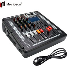 4 Channel Pro Power Mixer Audio Mixing Console 99 DSP w/USB 110-220V Bluetooth