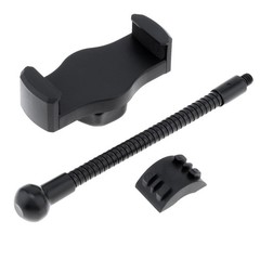 Microphone Stand Adjustable Mic Stand Tray with Phone Holder Clamp On Utility