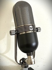 Customized MXL in the style of RCA 77 Ribbon Microphone, w/stand , cable case
