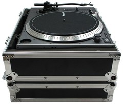Harmony HC1200BMKII Flight Turntable Custom Case fits Audio Technica AT-LP1240