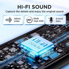 BOYALINK 2 Wireless Lavalier Microphone for iPhone15/16 Android Laptop,48kHz/…