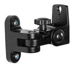 Pair Hidden Wall Swivel Brackets For Theater Solutions B1 Bookshelf Speakers