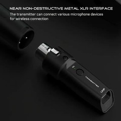 Wired to Wireless Microphone System Converter Transmitter Receiver New