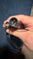 Sennheiser MKE 2-5 Gold Lav Mic TA4F + MKE 2-3 TA4M/XLR Adapter – Tested Working