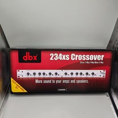 DBX 234xs 2-/3-Way Crossover Stereo Electronic 4-Way Crossover Mono Audio Device