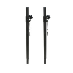 ProX X-SPAM20X2PKG Set of 2 Threaded Mount Deluxe 20″ Speaker 1-3/8″ Poles w/Cap
