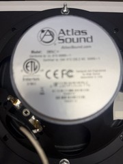Lot Of 3 ATLAS I8SC Indoor IP Speaker with Clock Digital Display 18SC I8 SC