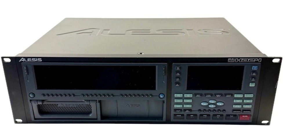 Alesis ADAT HD24 24-Track Hard Disk Recorder 24-Bit w/ 200GB Caddy Power Tested