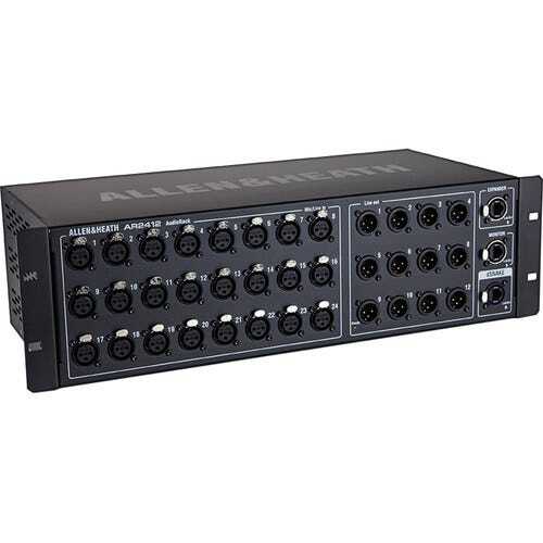 Allen & Heath AH-AR2-2412-BLK 24 x 12 Remote AudioRack Stagebox