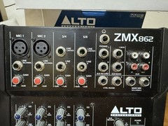 Alto Professional ZMX862 6-Channel 2-Bus Compact Mixer w/ Power Supply W/Box