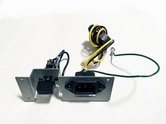 KORG X2, X3 Synthesizer Power Inlet Assembly with a Knob. Works Great !