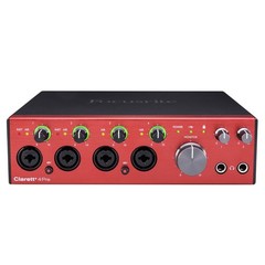 Focusrite Clarett+ 4Pre 18-In / 8-Out USB Audio Recording Interface