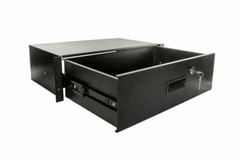 3 Space Short Rack Case Drawer Lock and 2 Keys – Black