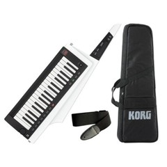 Korg RK-100S 2 white Gloss White Keytar Synthesizer Shoulder Keyboard 37-Key