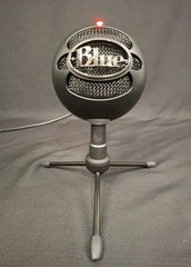 Blue Snowball ICE USB Condenser Microphone Matte Black **Tested & Working**