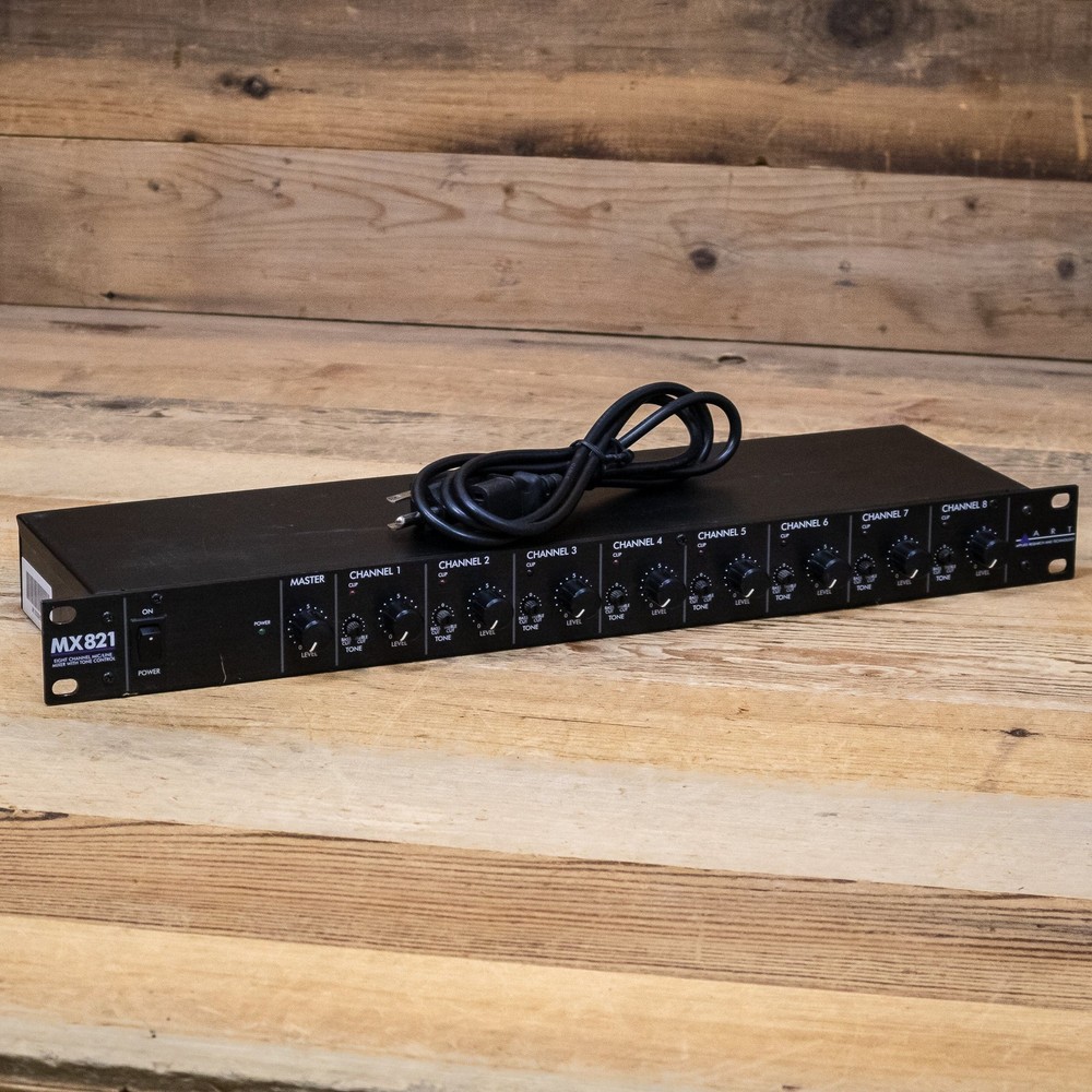 ART MX821 8-Channel Mic/Line Mixer MX-821 Rackmount U284089