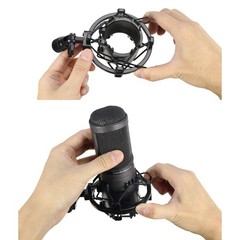 AT2020 Shock Mount, Microphone Shock Mount Reduces Vibration Noise for Audio usa