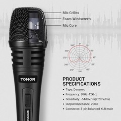 K1 Microphone: High-Sensitivity Handheld Mic with Mute Function and Accessories