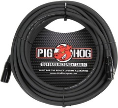 Pig Hog PHM50 High Performance 8mm XLR Microphone Cable, Black , 50 ft,